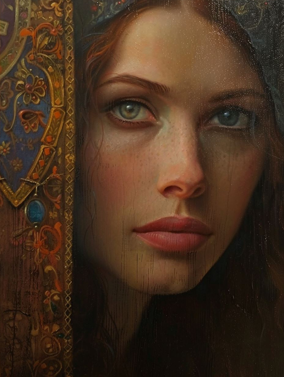 Mystic Golden Ethereal Portraits - Image 4
