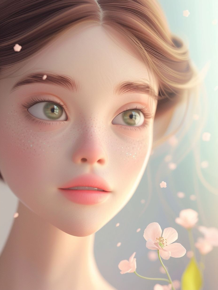 Ethereal Dreamy Digital Portraiture - Image 2