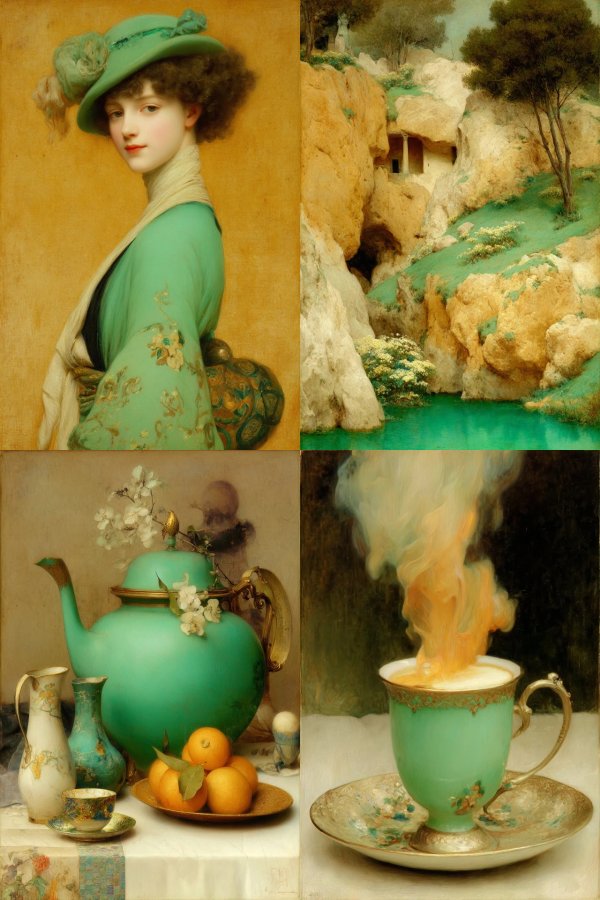 Emerald Elegance Portrait