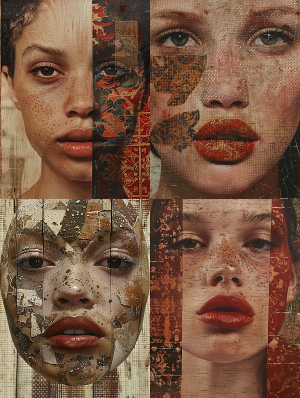 Fragmented Beauty: A Study in Texture
