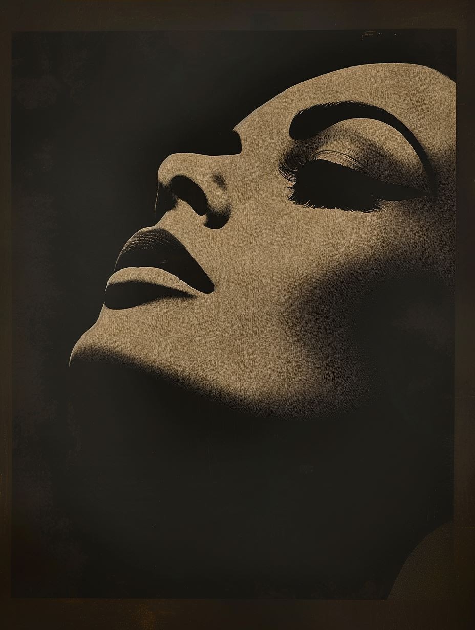 Golden Noir Cinematic Portrait - Image 4