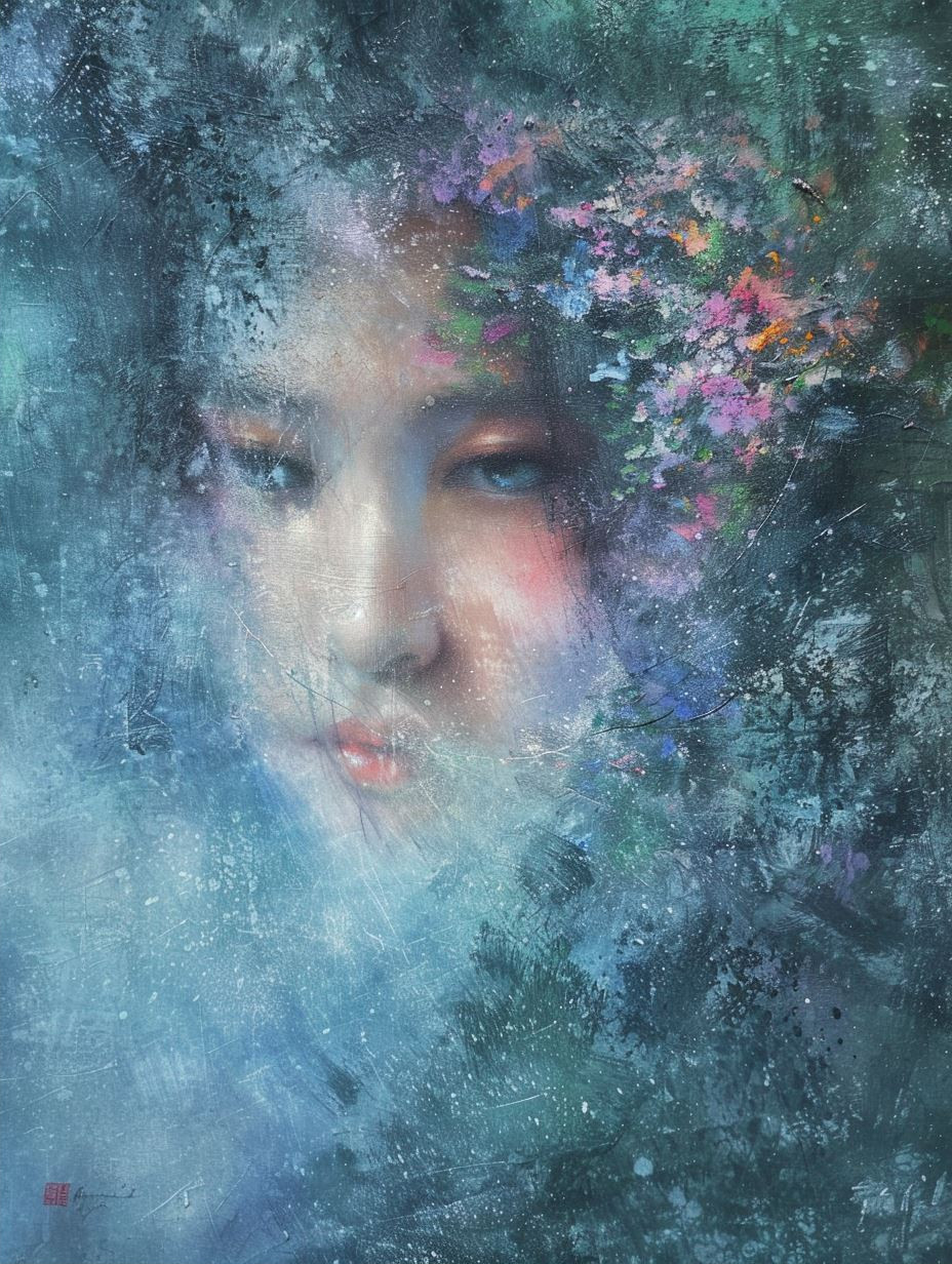 Ethereal Whispers of Azure Dreams - Image 2