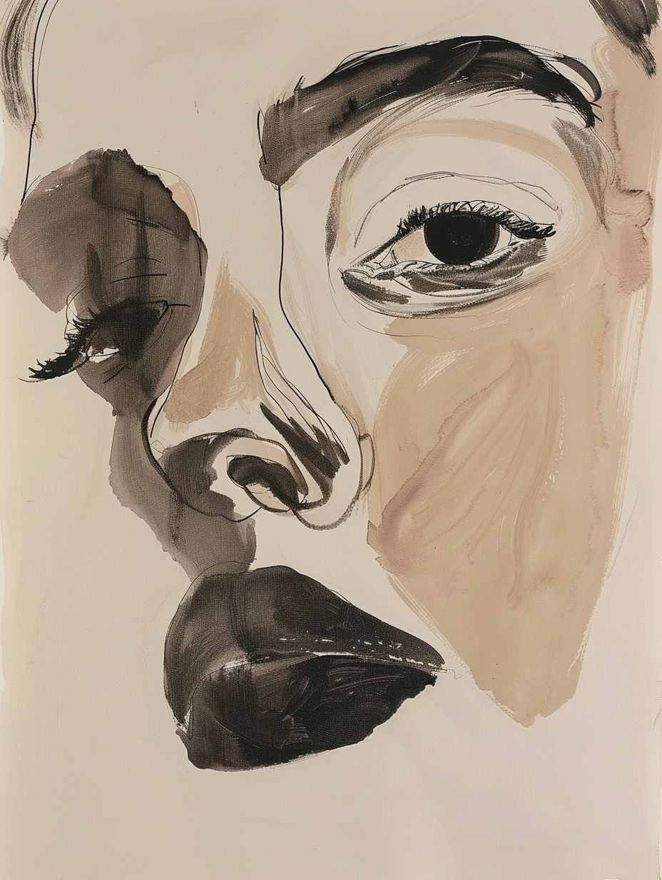 Abstract Fluid Portrait Studies - Image 2