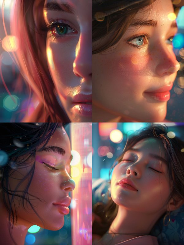 Neon Dreams: Four Visions of Light