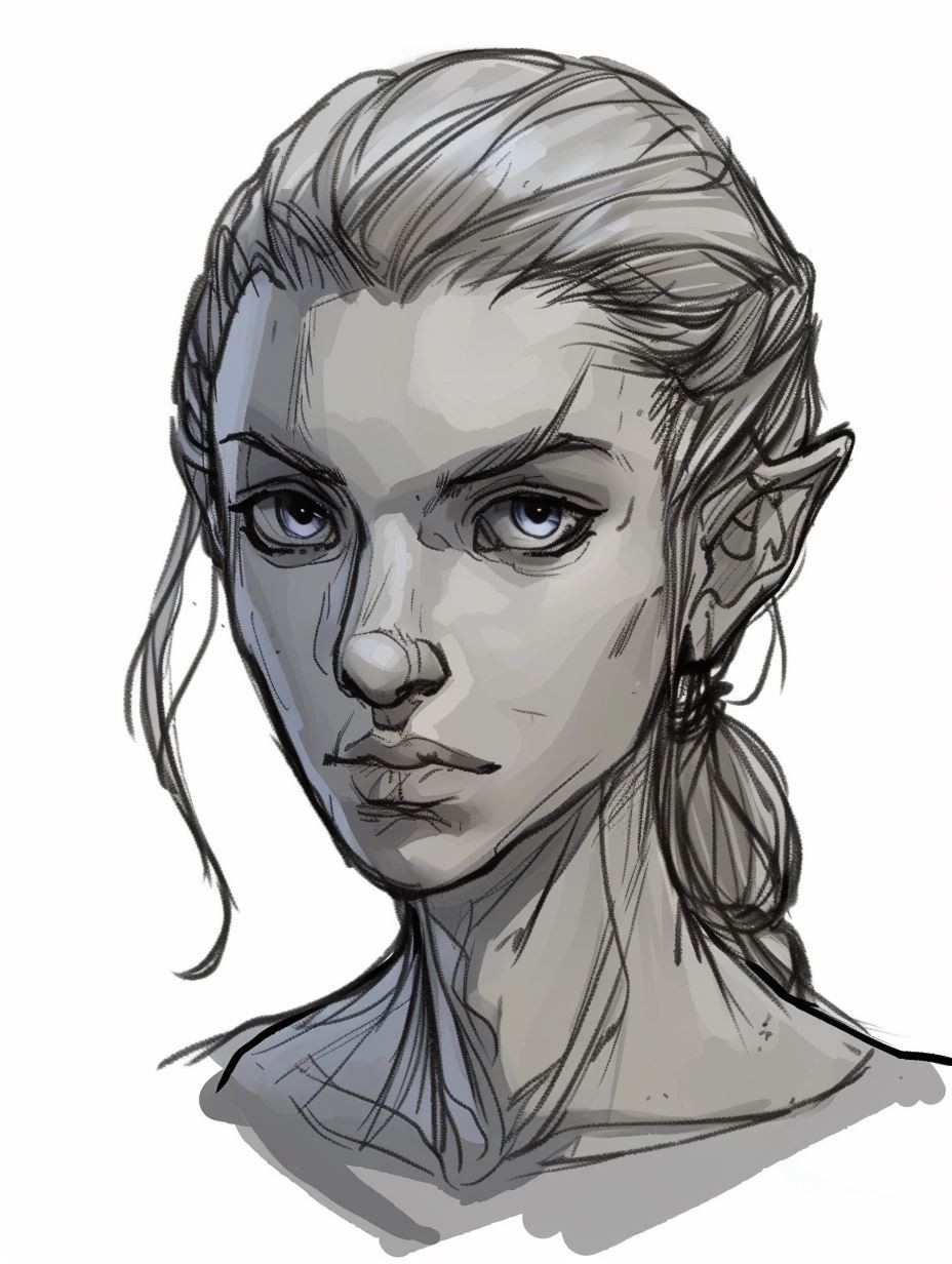 Steel Gaze Sketch - Image 3