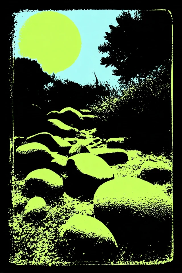 Neon Cyan Nocturne - Image 2