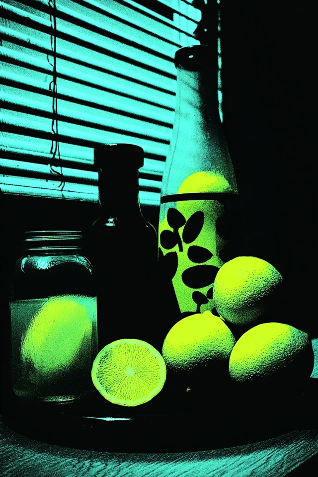 Neon Cyan Nocturne - Image 3