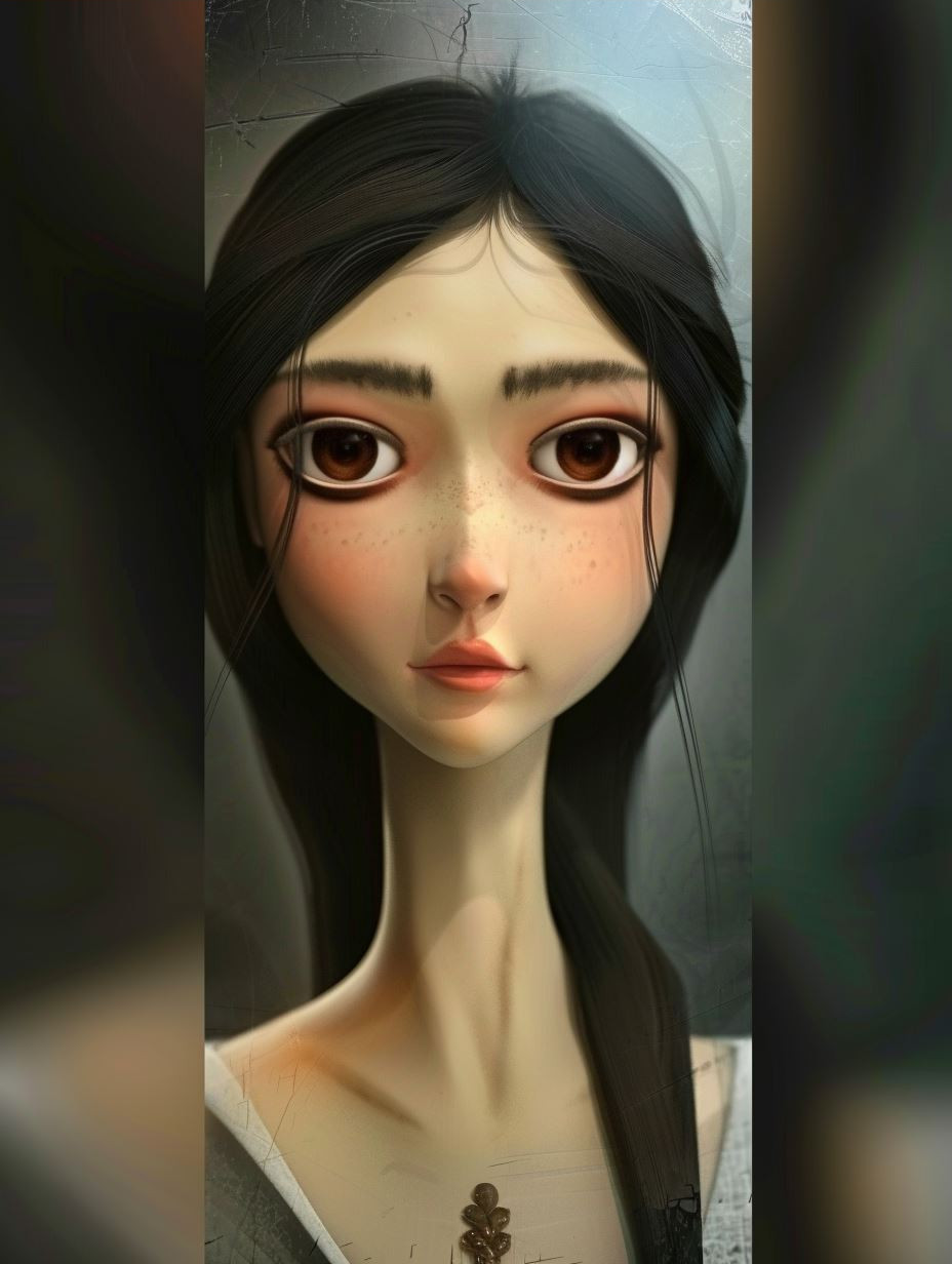 Diverse Digital and Pencil Portrait Styles - Image 3