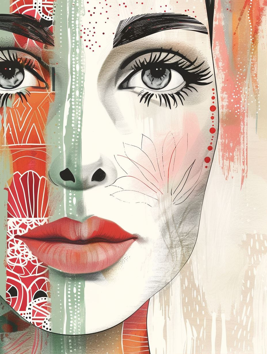 Abstract Ethereal Feminine Portraits - Image 1