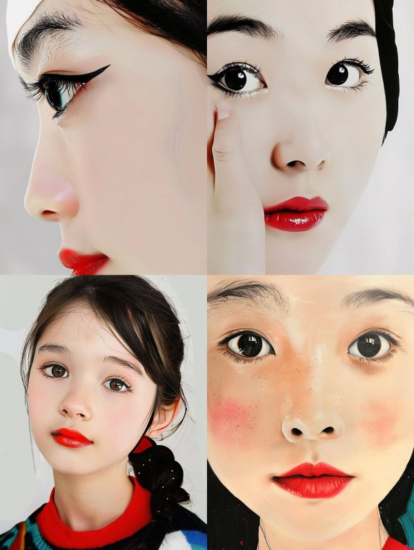 Ethereal Gazes: A Study of Beauty