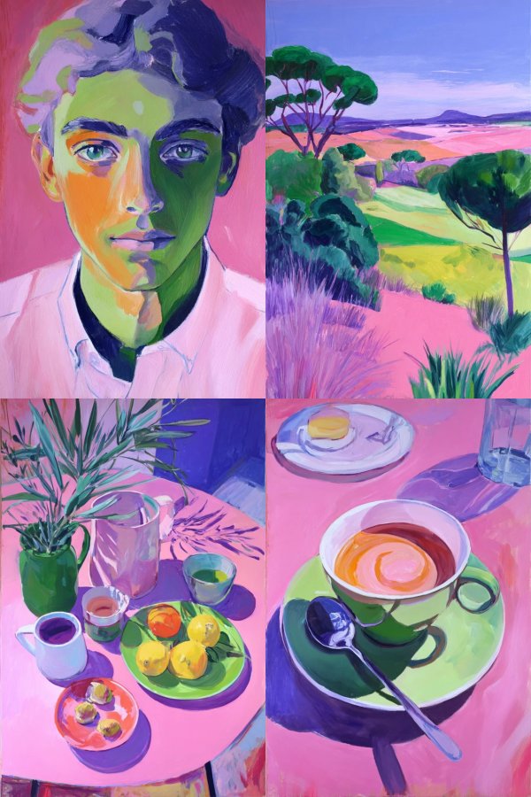 Vibrant Visions in Neon Hues