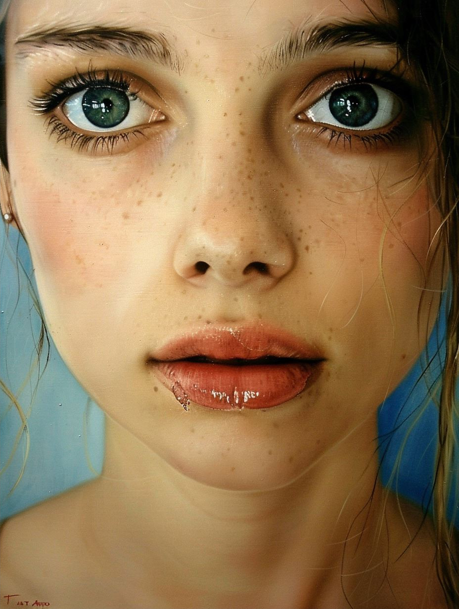 Ethereal Gaze Portrait Study - Image 2