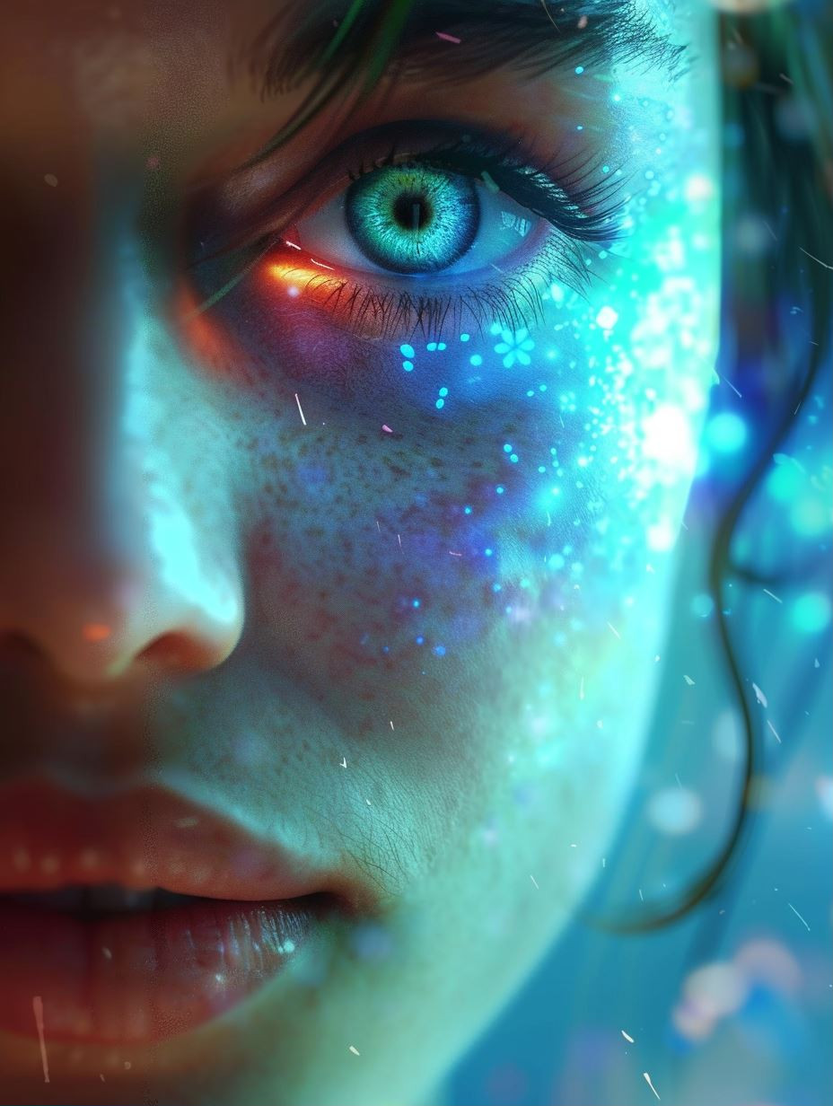 Celestial Glow: Ethereal Portraits - Image 1