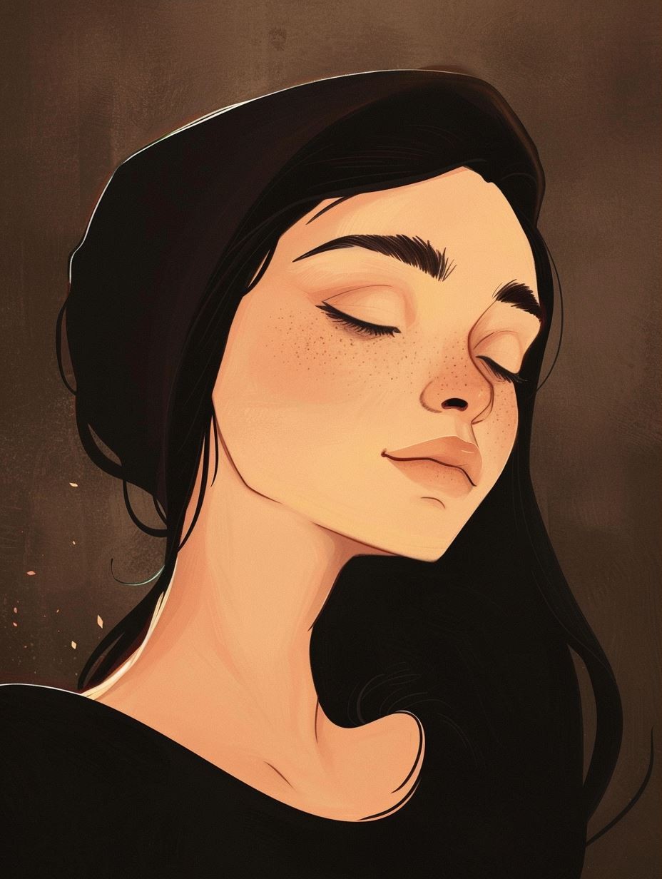 Velvet Gaze Portrait 2 - Image 3