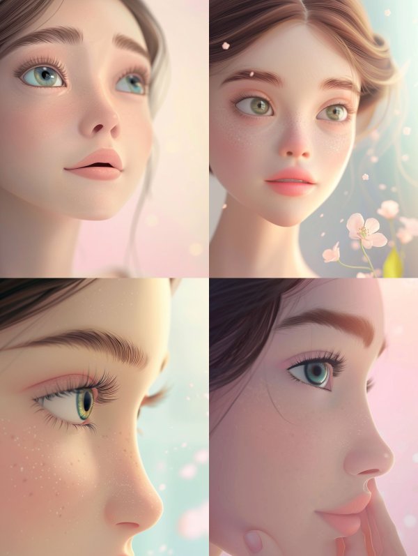 Ethereal Dreamy Digital Portraiture