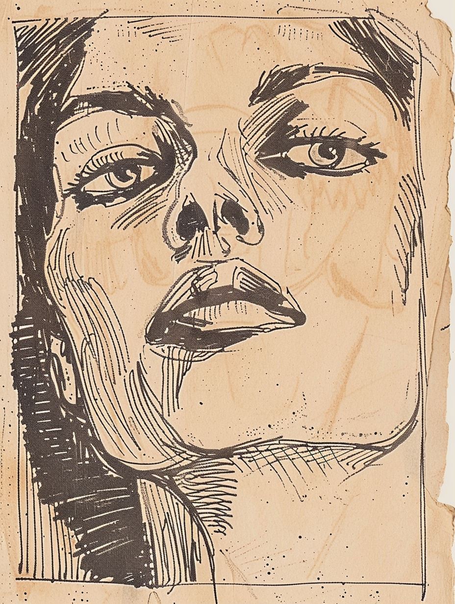 Ink Visions: Four Female Portraits - Image 1