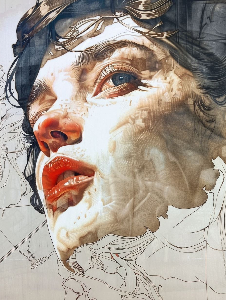 Raw Expressive Portrait Studies - Image 4