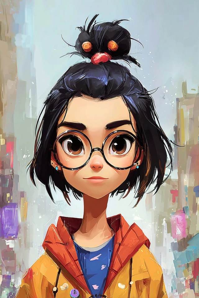 Urban Whimsy Portrait - Image 1