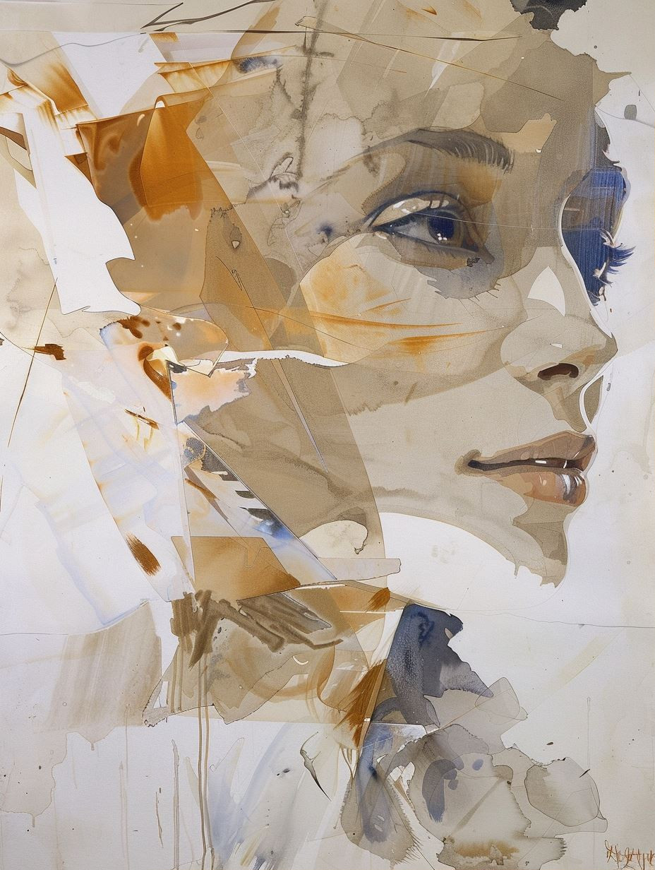 Fragmented Soul Abstract Portraits - Image 1