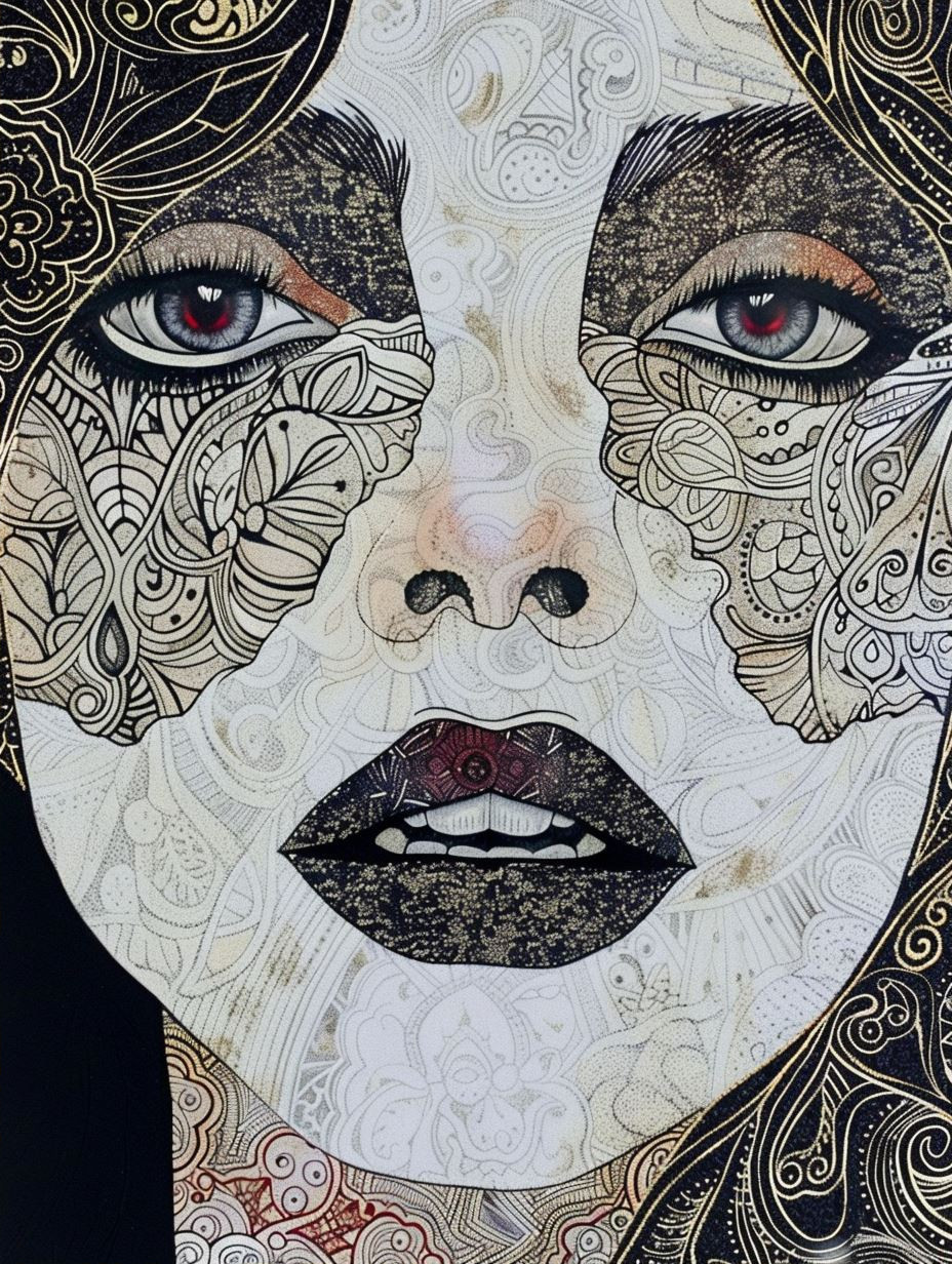 Intricate Ethereal Portraiture Art - Image 2