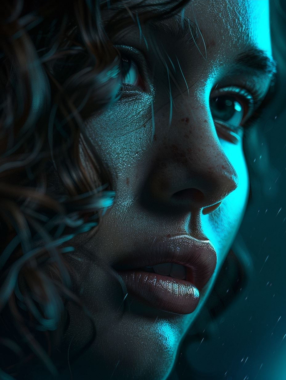 Neon Shadows: Cinematic Portraits - Image 3