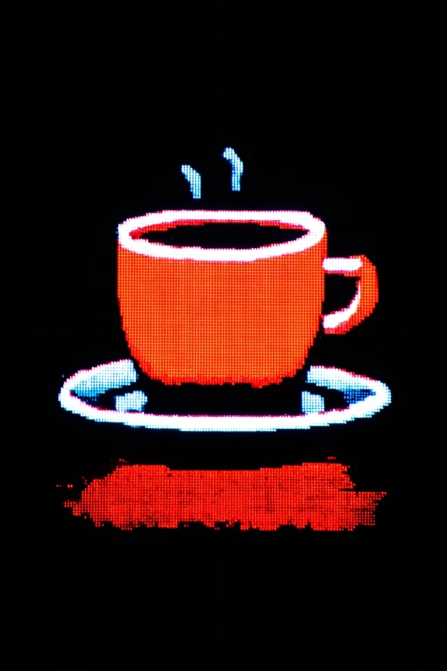 Neon Pixel Portrait - Image 4