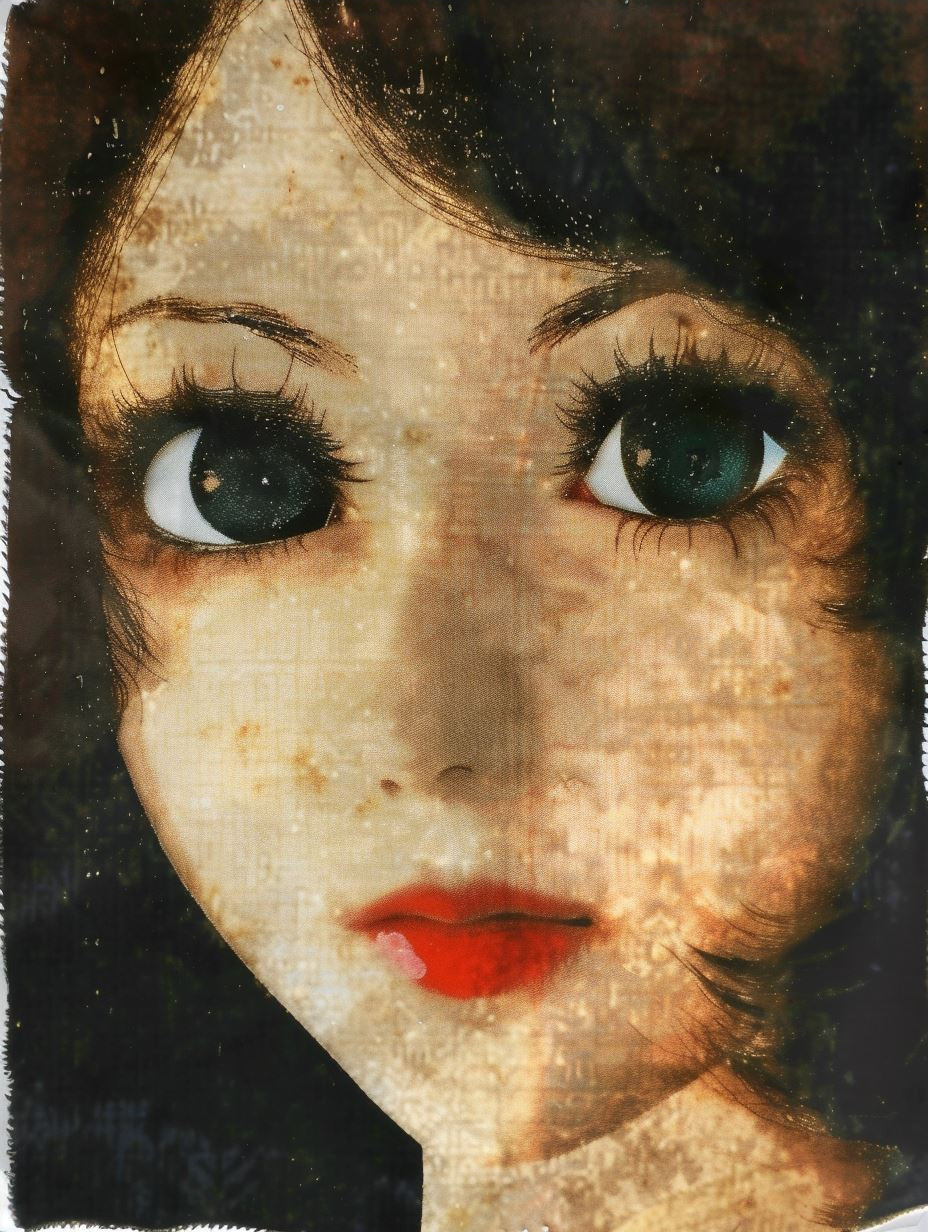 Melancholy Gazes in Mixed Media - Image 4