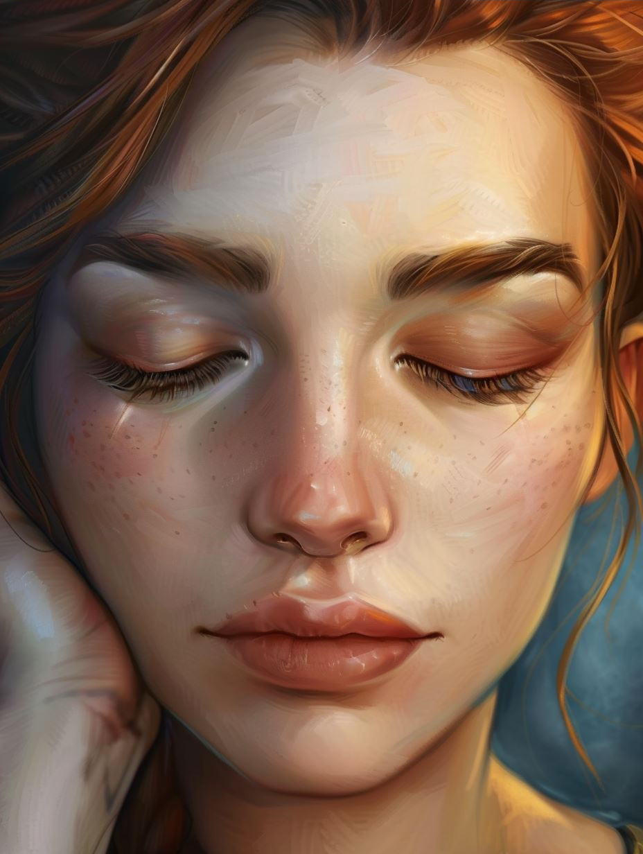 Ethereal Gaze: Digital Portrait Studies - Image 4