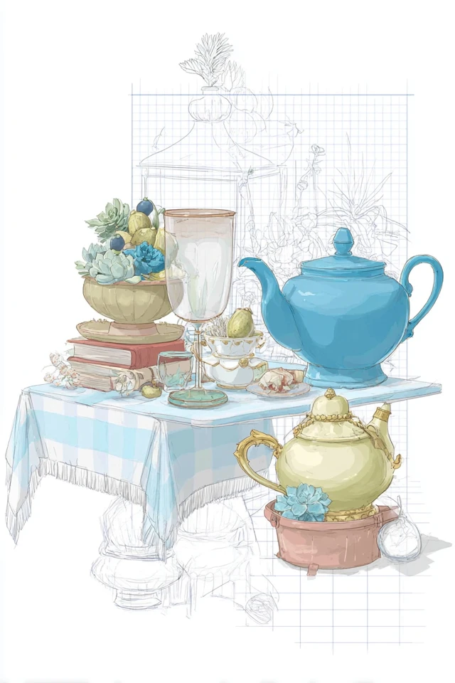 Elegant Pastel Portrait - Image 3