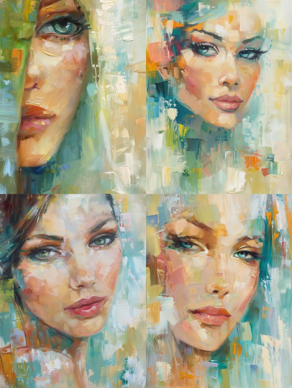 Abstract Impressionist Gaze