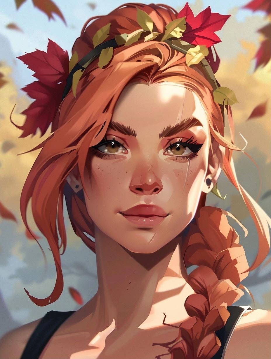 Ethereal Portraits of Autumn Spirits - Image 1