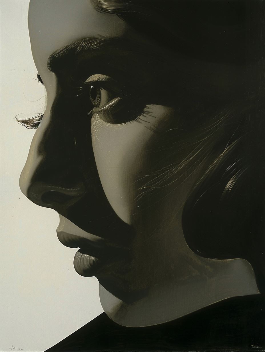 Velvet Shadows Portrait - Image 3