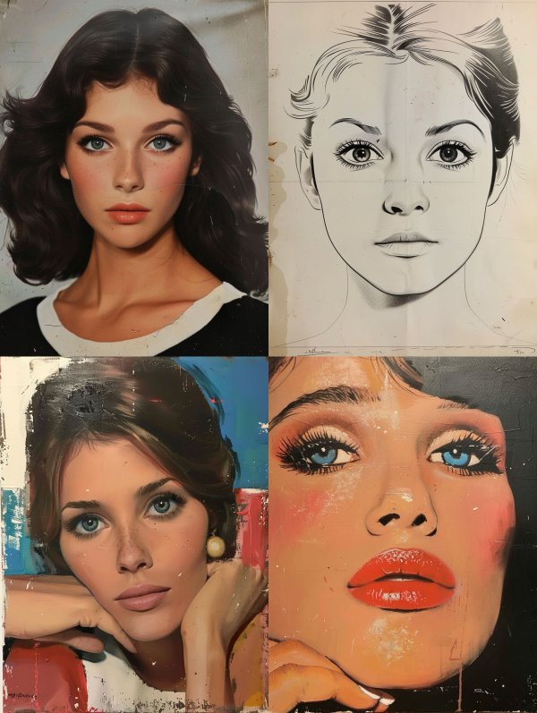 Vintage Cinematic Portrait Study