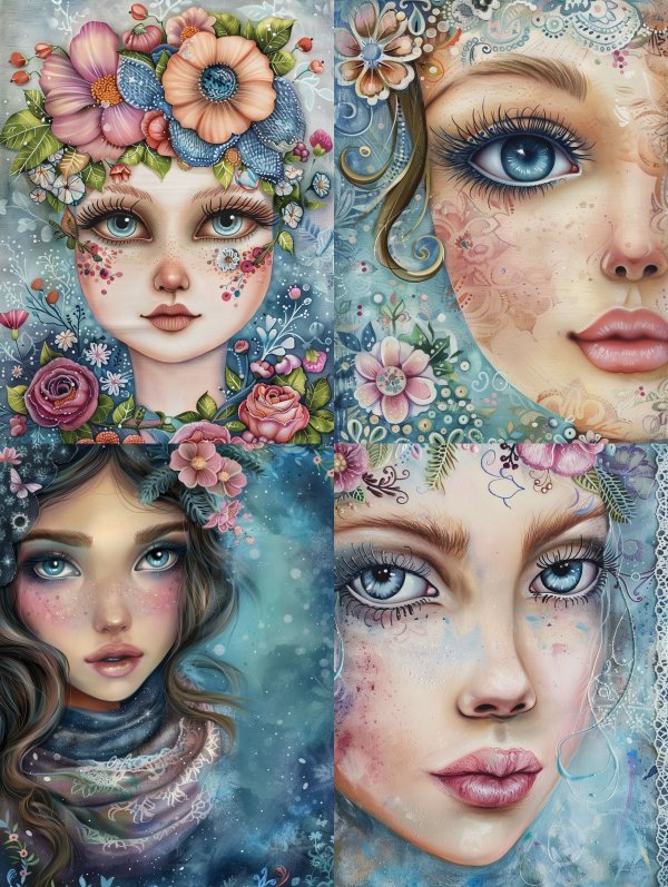 Floral Ethereal Portraits