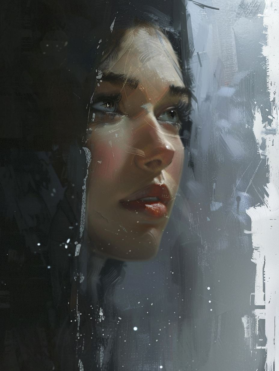 Ethereal Portraits in Digital Mist - Image 1