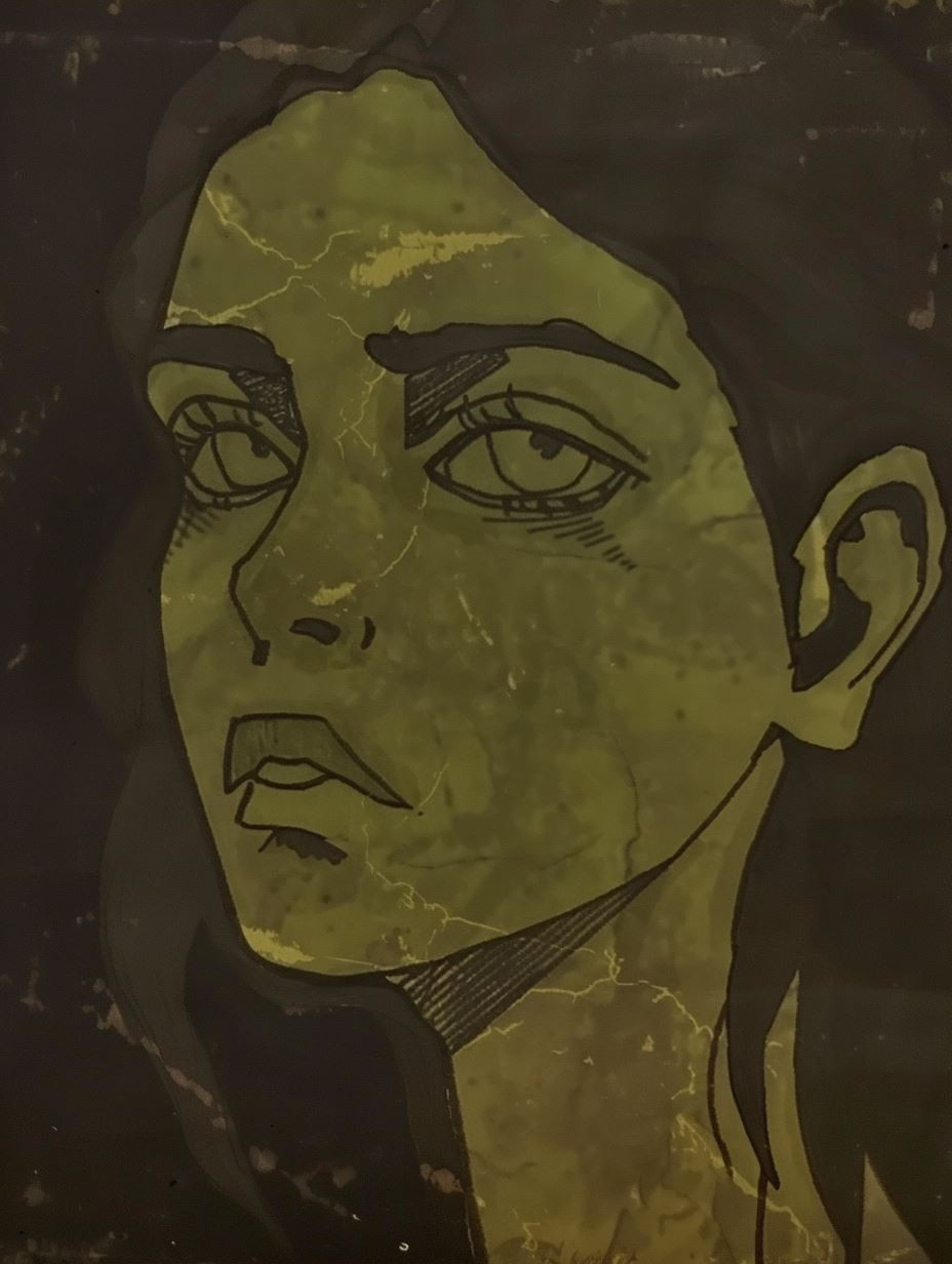 Melancholy in Olive Hues - Image 3