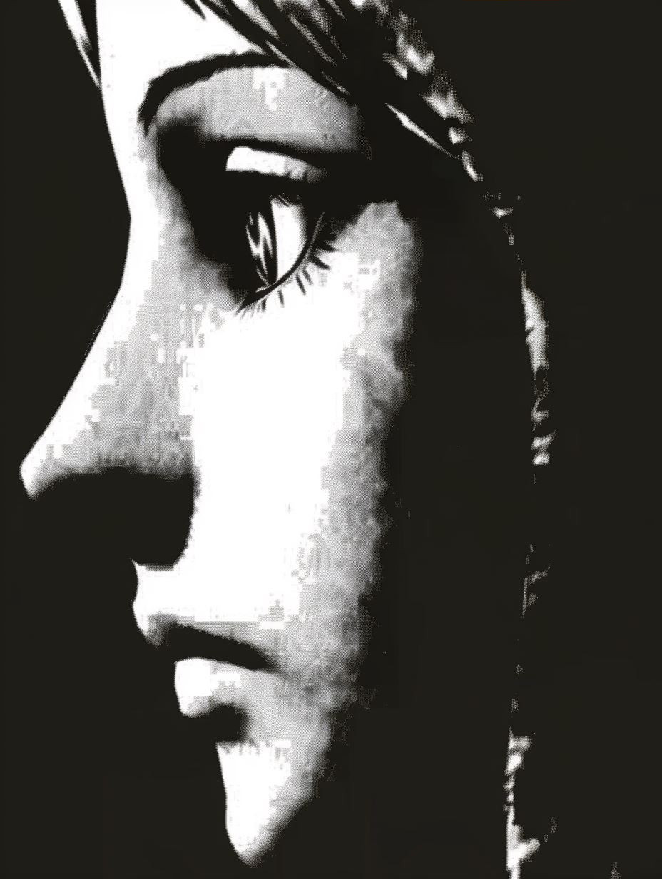 Dark Noir Gritty Portrait - Image 4