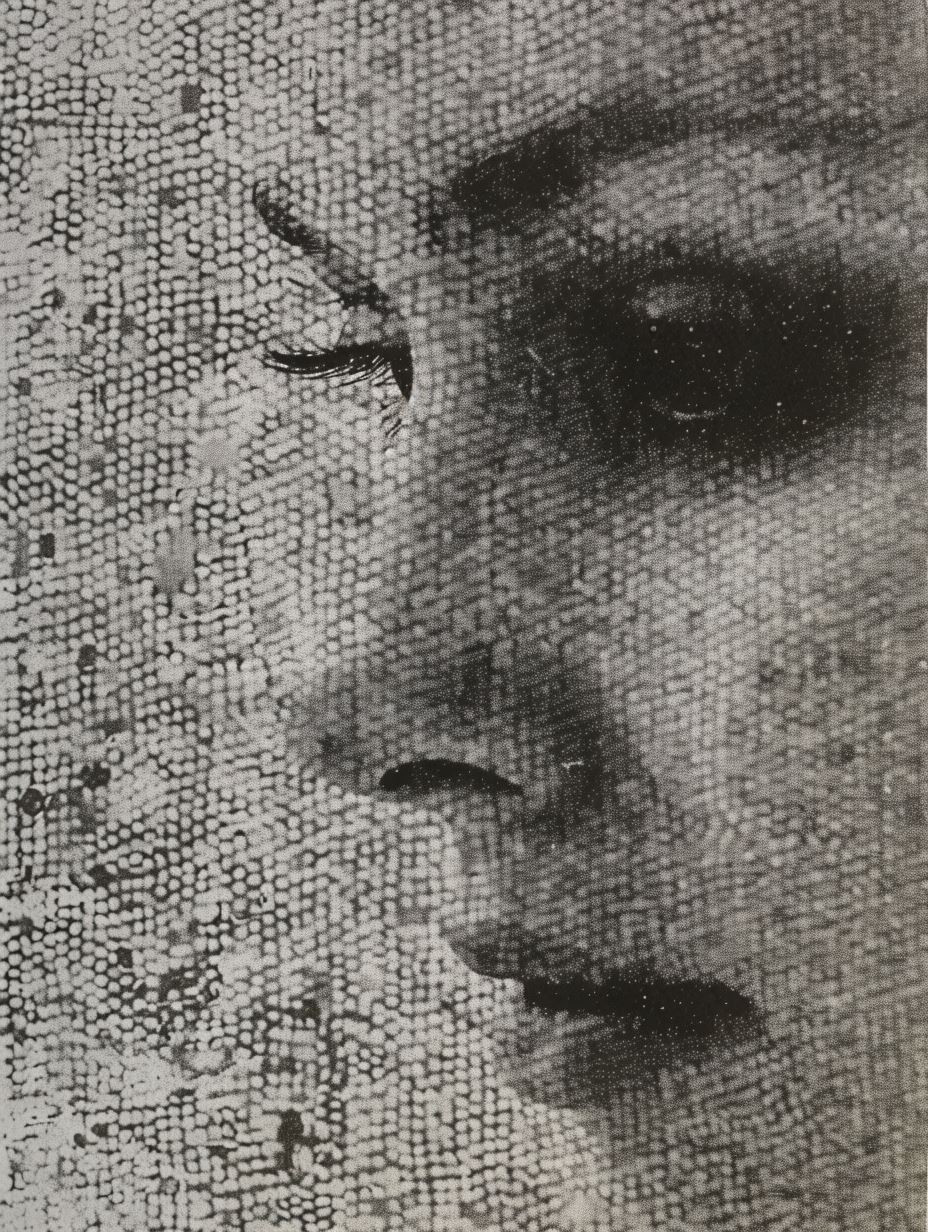 Fragmented Gaze in Monochrome - Image 4