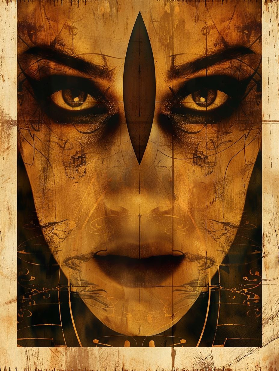 Amber Mystique Portrait - Image 1