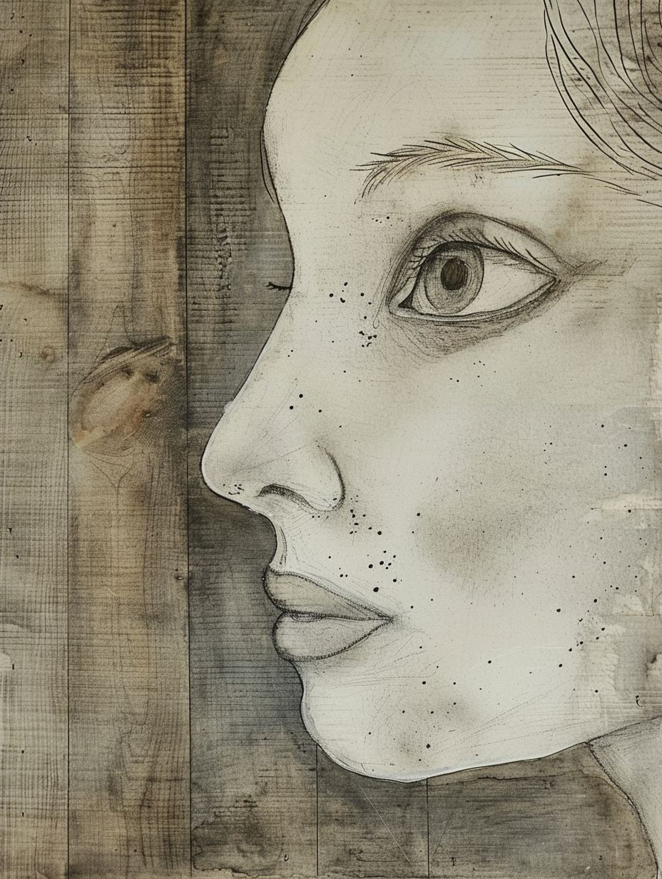 Soulful Gazes in Ink - Image 2