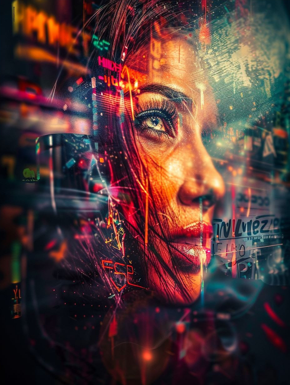 Cosmic Collision of Neon Elements - Image 4