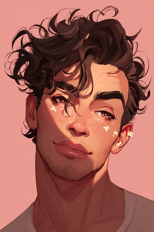 Rosy Dream Portrait - Image 1
