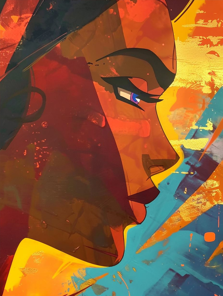 Dramatic Stylized Portrait Study - Image 4