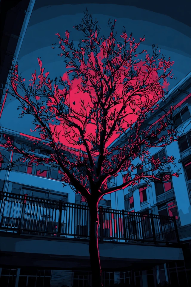 Neon Duality Portrait - Image 5