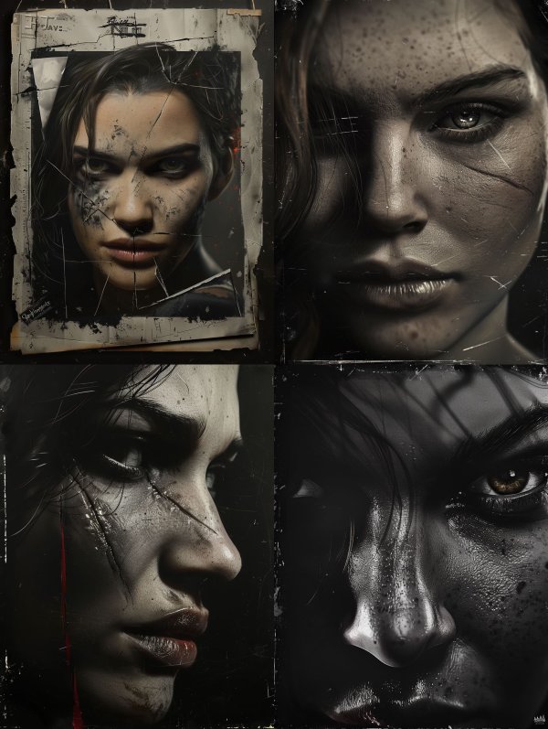 Shattered Reflections of a Gritty Soul