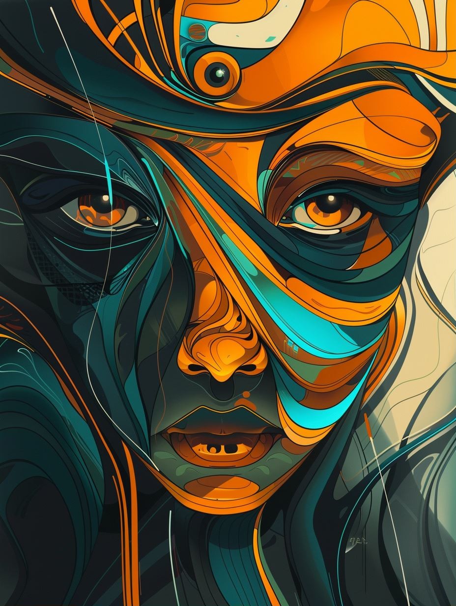 Abstract Fluidity of Human Emotion - Image 1