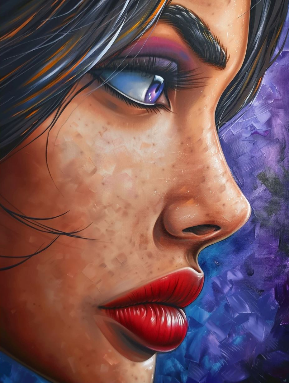 Ethereal Gaze of Amber Light - Image 2