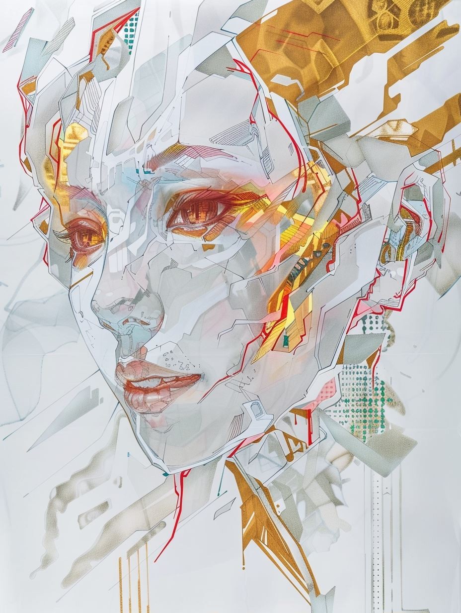 Fragmented Gilded Cybernetic Soul - Image 1