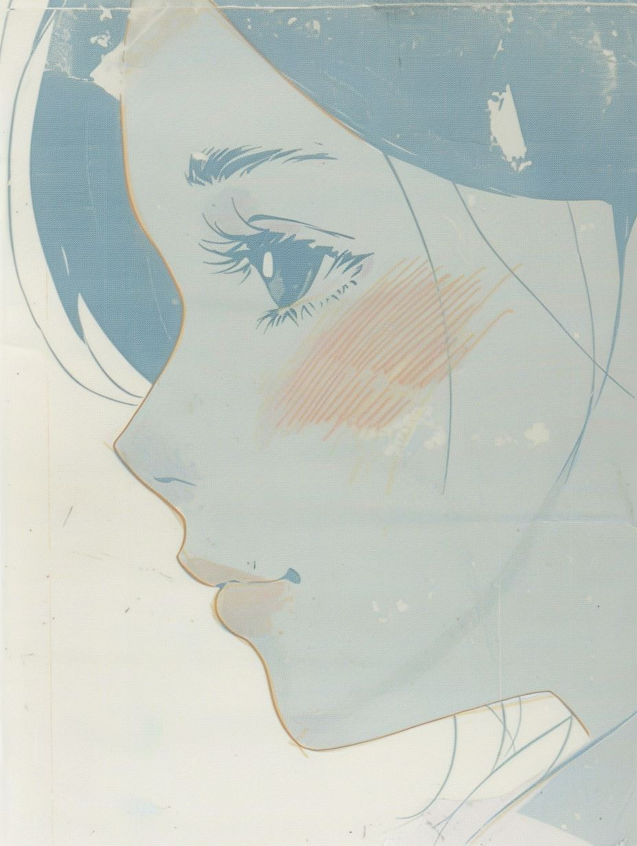 Ethereal Gazes in Blue - Image 1