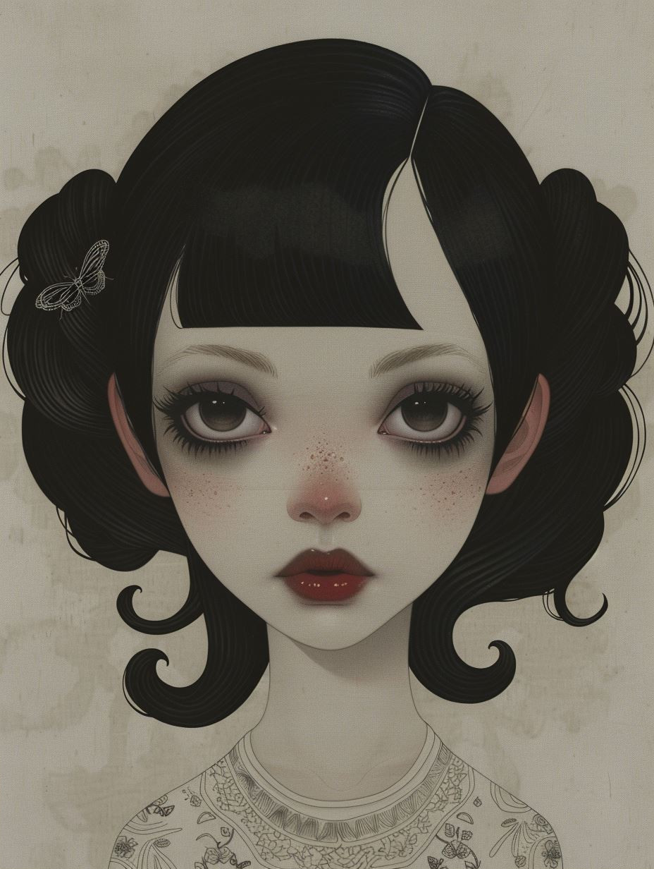 Melancholy Doll Portrait - Image 2